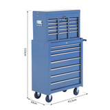 Huitong 16 draw combination tool cabinet